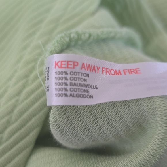 FREE PEOPLE So Fly Henley Layer Snap Front Pullover Lightening Lime XL RARE NWOT - Picture 12 of 13